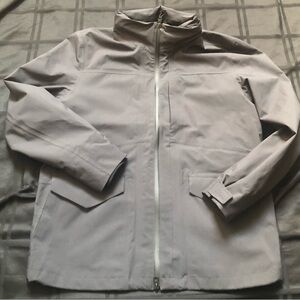 Proof Huckberry Hooded Field Jacket Mens Size Large Black/HOOD